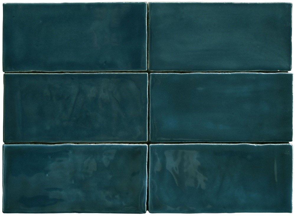 Керамическая плитка Sartoria Memorie Blu Di Prussia Glossy SAME1413G, цвет синий, поверхность глянцевая, прямоугольник, 65x130