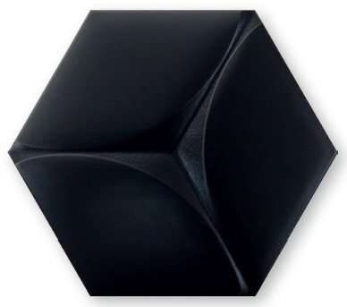Керамическая плитка Heralgi Hudson Black Matt, цвет чёрный, поверхность матовая, прямоугольник, 173x200