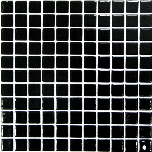 Мозаика Bonaparte Bonaparte Black Glass, цвет чёрный, поверхность глянцевая, квадрат, 300x300