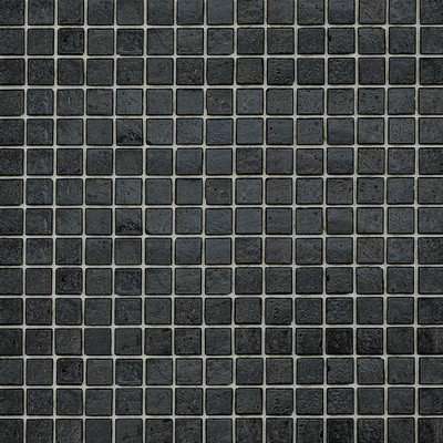 Мозаика JNJ Mosaic HG Mosaic А19, цвет чёрный, поверхность глянцевая, квадрат, 327x327