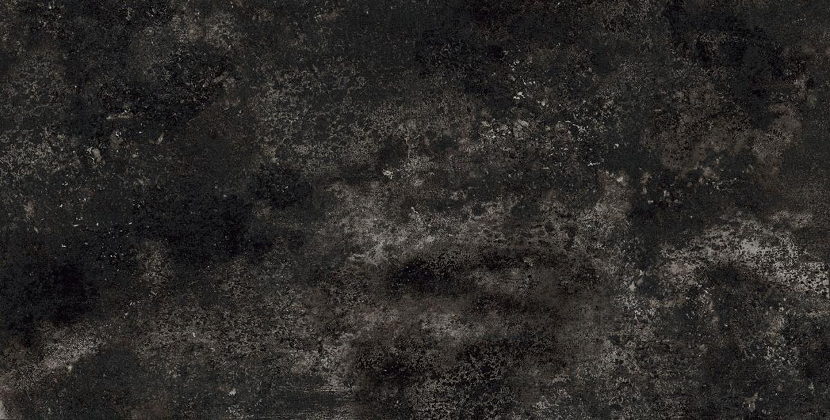 Керамогранит Laparet Milkiway Antracite, цвет чёрный, поверхность глянцевая, прямоугольник, 600x1200