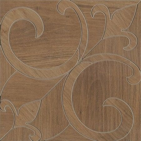 Декоративные элементы Fap Nuances Classic Sandalo Tappeto, цвет коричневый, поверхность матовая, квадрат, 450x450