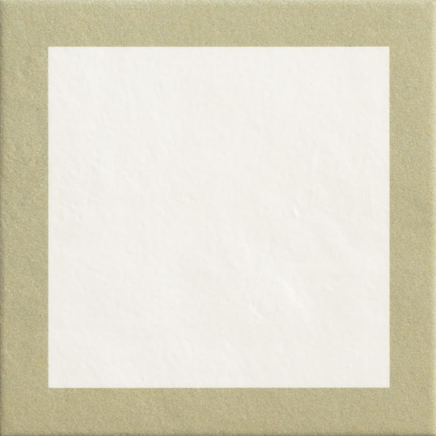 Декоративные элементы Mutina Margherita Square Green Ndm14, цвет белый зелёный, поверхность матовая, квадрат, 205x205