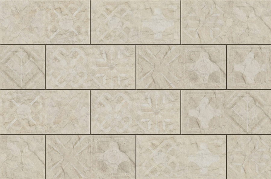 Декоративные элементы Cerrad Torstone Decor Bianco, цвет белый, поверхность матовая, прямоугольник, 148x300