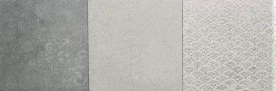Бордюры Undefasa Narvona Decorado Aquitania Gris, цвет серый, поверхность матовая, прямоугольник, 250x750