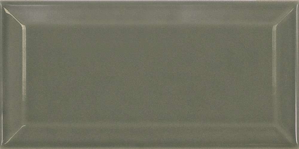 Керамическая плитка Equipe Metro Olive 21287, цвет зелёный, поверхность глянцевая, кабанчик, 75x150