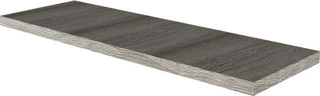 Ступени Rex Selection Oak Gray Gradino Angolo DX 738129, цвет серый, поверхность матовая, прямоугольник с капиносом, 400x1200