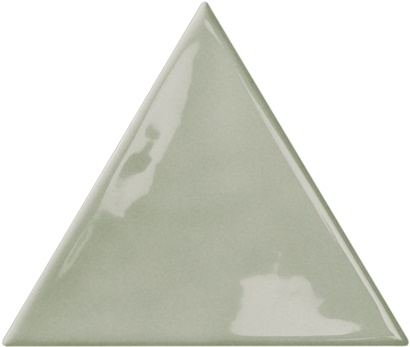 Керамическая плитка Bestile Bondi Triangle Green, цвет зелёный, поверхность матовая, прямоугольник, 115x130