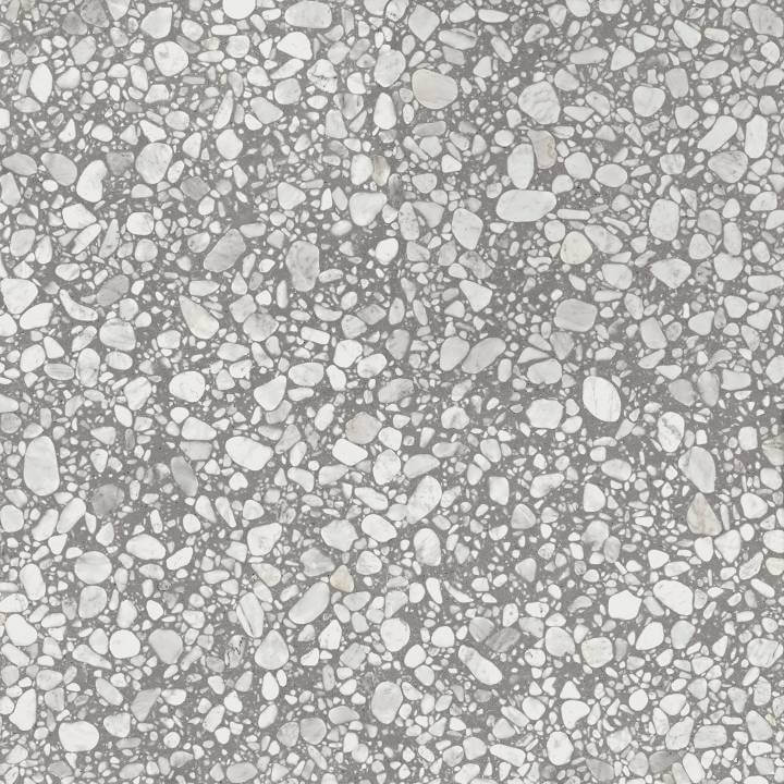 Керамогранит Fondovalle Shards Large Grey, цвет серый, поверхность полированная, квадрат, 1200x1200