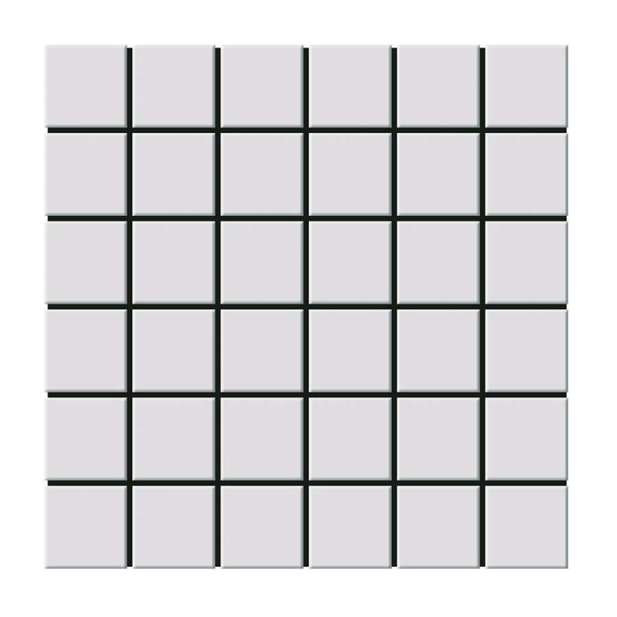 Мозаика Pixel Mosaic PIX654 Керамогранит (50х50 мм), цвет белый, поверхность глянцевая, квадрат, 315x315
