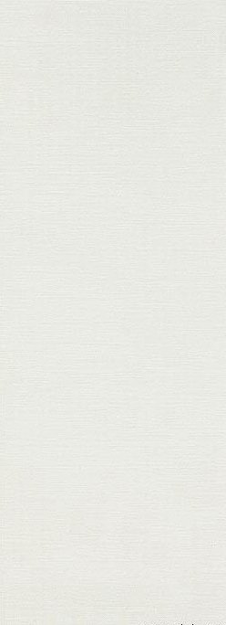 Керамическая плитка Mapisa Lisa Plain White, цвет белый, поверхность сатинированная, прямоугольник, 253x706