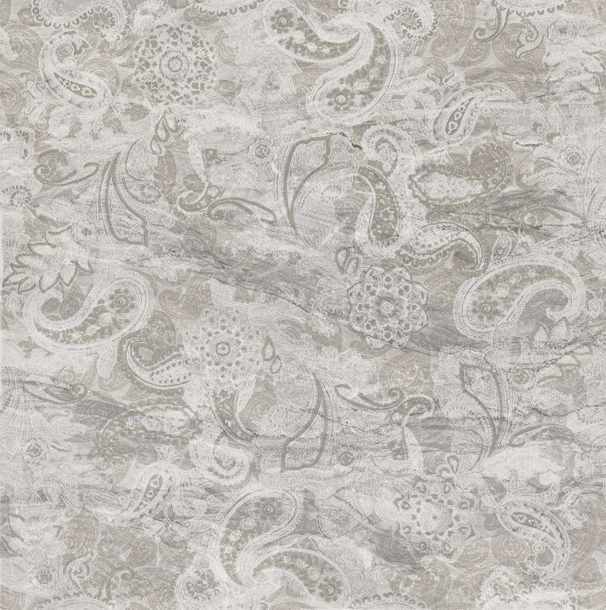 Декоративные элементы Ascot Gemstone Decoro Carpet Silver GNDC40, цвет серый, поверхность матовая, квадрат, 585x585