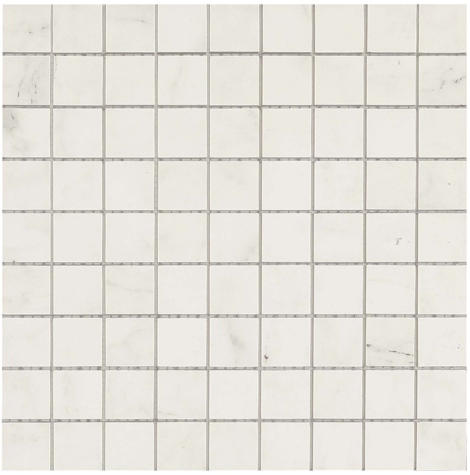 Мозаика Marazzi Italy Allmarble Mosaico Altissimo MMQ1, цвет белый, поверхность матовая, квадрат, 300x300