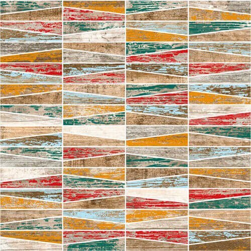 Мозаика Vives Faro Mosaico Cincel Multicolor, цвет разноцветный, поверхность матовая, квадрат, 300x300