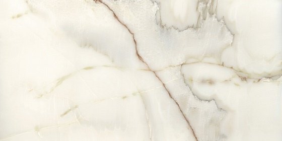 Керамогранит Rex Les Bijoux Onyx Blanche Gloss 766328, цвет белый, поверхность полированная, прямоугольник, 600x1200