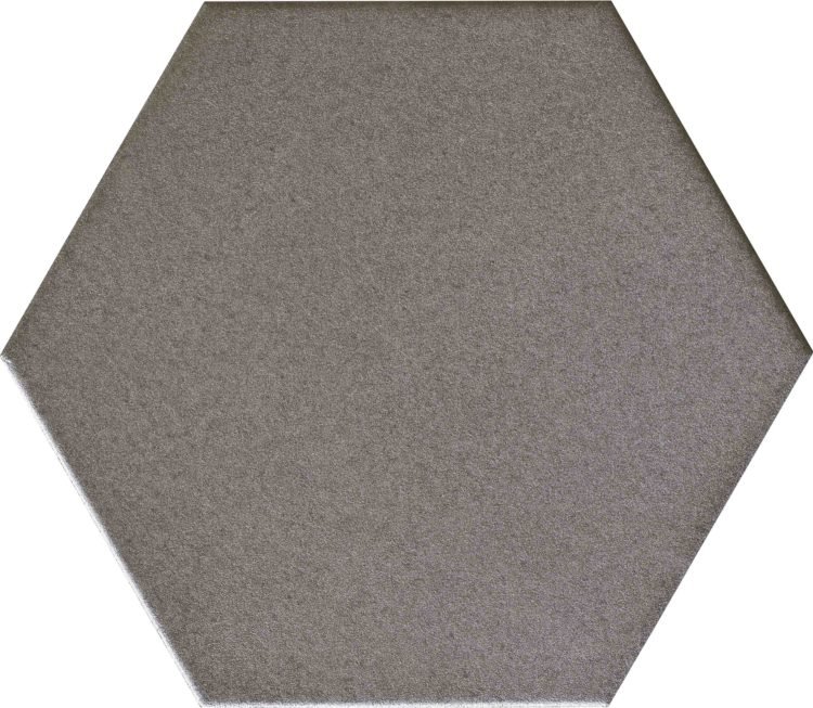 Керамогранит Aparici Chaplin Silver Hexagon, цвет серый, поверхность матовая, шестиугольник, 250x290