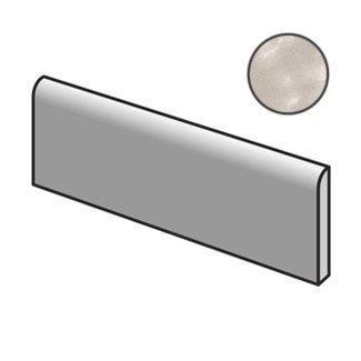 Бордюры Equipe Country Bullnose Grey Pearl 21671, цвет серый, поверхность глянцевая, прямоугольник, 65x200