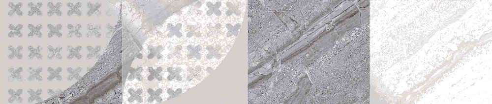 Бордюры Axima Тулуза Бордюр G, цвет белый серый, поверхность глянцевая, прямоугольник, 75x350