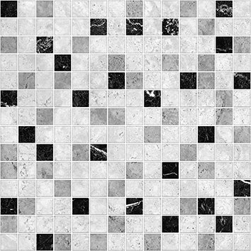 Мозаика Керамин Мозаика Форум 1, цвет серый, поверхность матовая, квадрат, 300x300