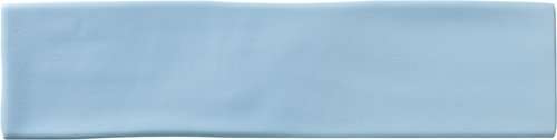 Керамическая плитка Bestile Chalk Turquesa, цвет голубой, поверхность матовая, прямоугольник, 75x300