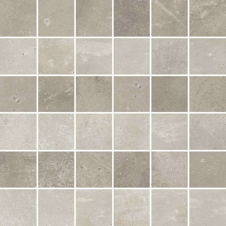 Мозаика Cerim Maps Light Grey Mosaic 3D 747452, цвет серый, поверхность натуральная, квадрат, 300x300