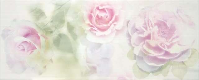 Декоративные элементы Azahar Dec. Lynn White A, цвет розовый, поверхность глянцевая, прямоугольник, 235x580