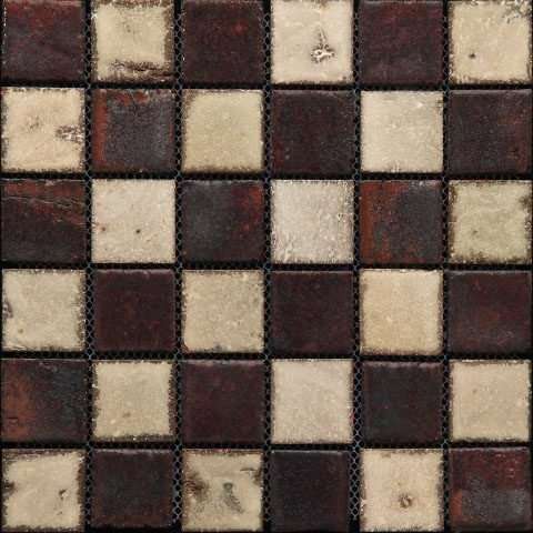 Мозаика Gaudi Rust-25(4), цвет разноцветный, поверхность глазурованная, квадрат, 285x285