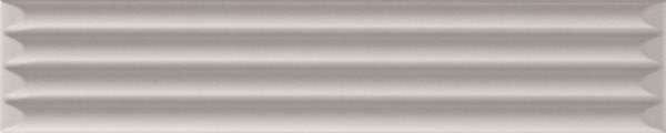Керамическая плитка Ava UP Cannettato Grey Glossy 192133, цвет серый, поверхность глянцевая 3d (объёмная), под кирпич, 50x250