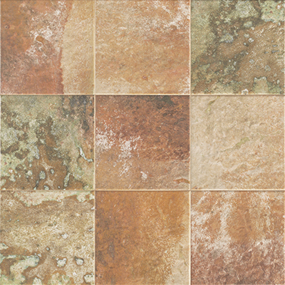 Декоративные элементы Mainzu Titanium Rustic, цвет коричневый, поверхность матовая, квадрат, 200x200