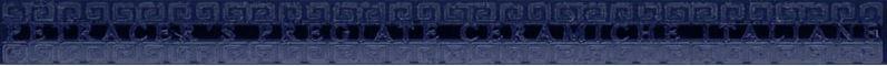 Бордюры Petracers Petracers Grand Elegance Matita Blu Con Griffe E Cornice, цвет синий, поверхность глянцевая, прямоугольник, 15x200