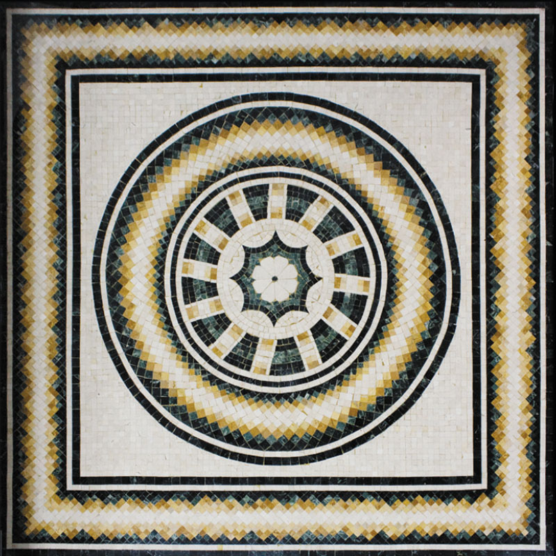 Мозаика Natural Mosaic Мозаичные ковры PH-03, цвет разноцветный, поверхность полированная, квадрат, 1000x1000