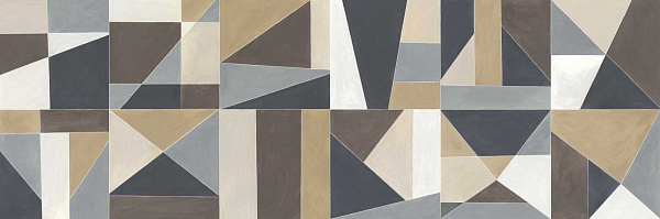 Декоративные элементы Marazzi Italy Colorplay Decoro Tiles Cream M4K1, цвет разноцветный, поверхность матовая, прямоугольник, 300x900