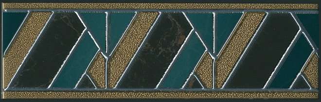Бордюры Kerama Marazzi Алькала Бордюр MLD\B98\7200, цвет чёрный, поверхность глянцевая, прямоугольник, 63x200