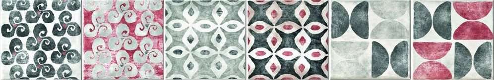 Декоративные элементы Cir Cotto Vogue Formella Texture Grigio S/6 1042389, цвет серый, поверхность матовая, квадрат, 200x200