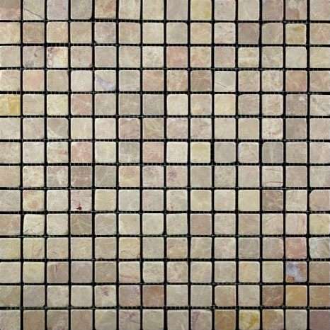 Мозаика Natural Mosaic Adriatica Emperador Light (2X2) 7M036-20T, цвет бежевый, поверхность матовая, квадрат, 305x305