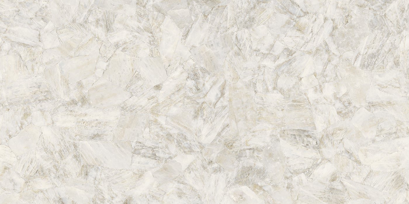 Широкоформатный керамогранит FMG Hymalayan Artic Lucid. L315522MF6, цвет белый, поверхность полированная, прямоугольник, 1500x3000