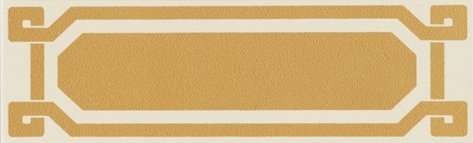 Бордюры Grazia Old England List Ed Leeds OELD2, цвет жёлтый, поверхность матовая, прямоугольник, 60x200