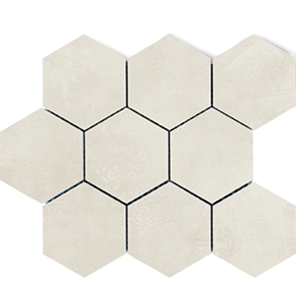 Мозаика Polcolorit Dh-Modern Be Mosaic Hex, цвет бежевый, поверхность матовая, квадрат, 300x300