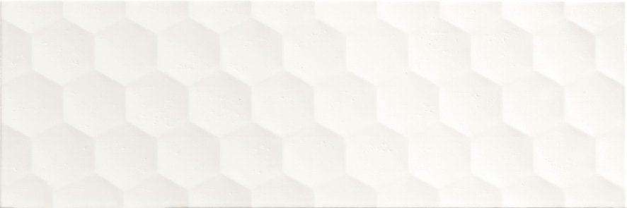 Керамическая плитка Pamesa Glace Blanco Mate, цвет белый, поверхность матовая рельефная, прямоугольник, 250x750