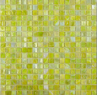 Мозаика Art & Natura Classic Linda 4, цвет жёлтый, поверхность глянцевая, квадрат, 295x295