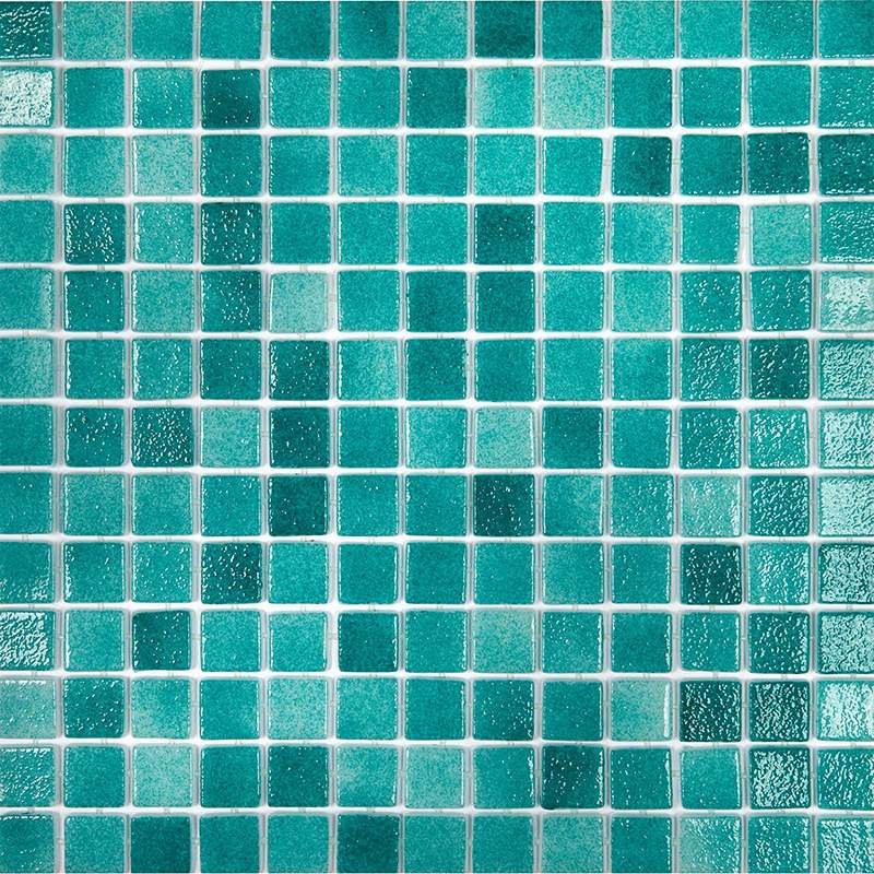 Мозаика Togama Pool&Wellness SPA 202, цвет бирюзовый, поверхность глянцевая, квадрат, 340x340