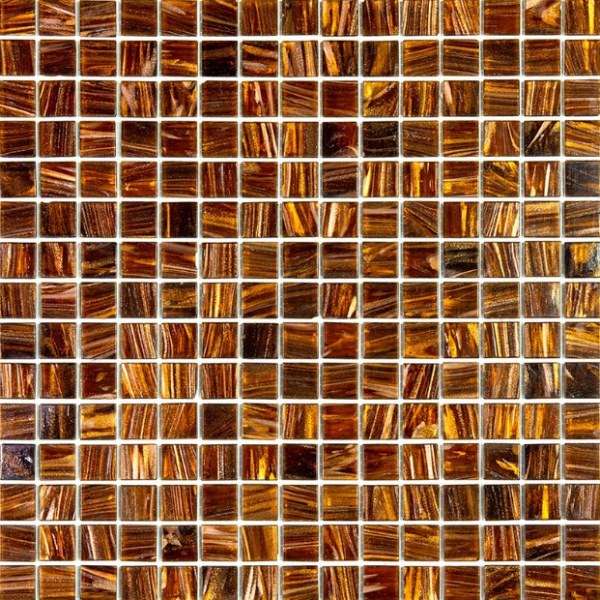 Мозаика Alma Mosaic Stella STN50-2, цвет коричневый, поверхность глянцевая, квадрат, 327x327