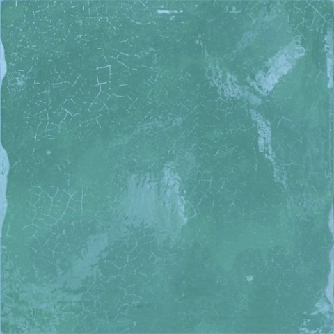 Керамическая плитка APE Souk Turquesa, цвет бирюзовый, поверхность глянцевая, квадрат, 130x130