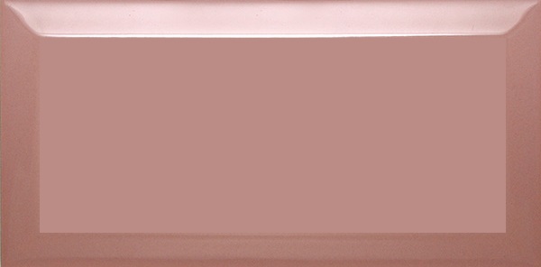 Керамическая плитка Dar Ceramics Biselado Salmon Brillo, цвет розовый, поверхность глянцевая, кабанчик, 100x200
