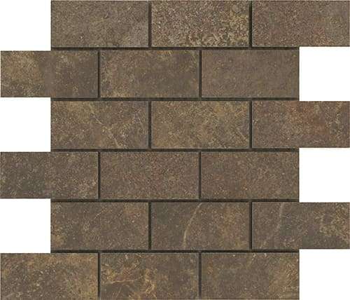 Мозаика La Fabbrica Jungle Stone Muretto Wild Nat 154320, цвет коричневый, поверхность матовая, квадрат, 300x300