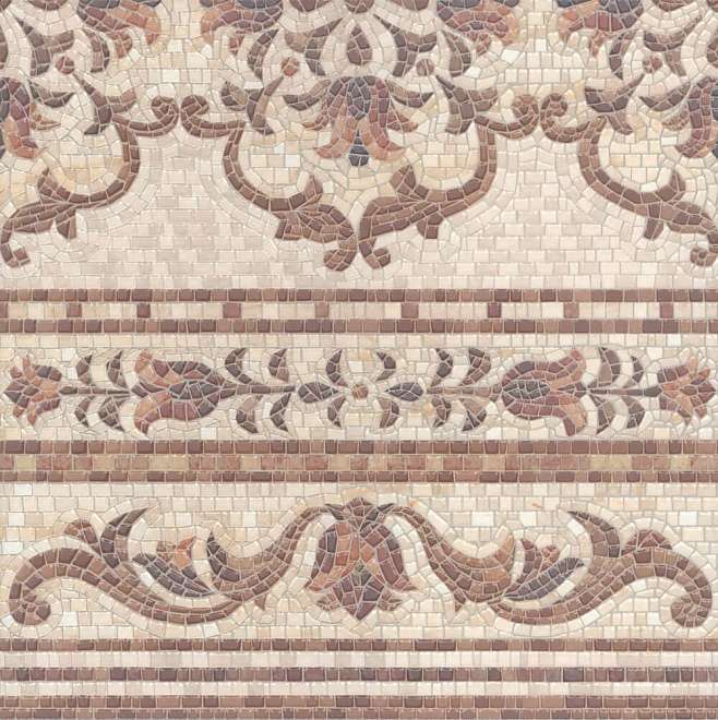 Декоративные элементы Kerama Marazzi Пантеон HGD\A236\SG1544L, цвет бежевый, поверхность лаппатированная, квадрат, 402x402