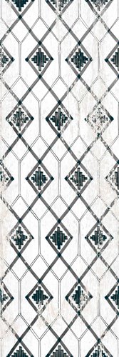 Керамическая плитка Vives Evia Simena Sombra, цвет чёрно-белый, поверхность матовая, прямоугольник, 250x750