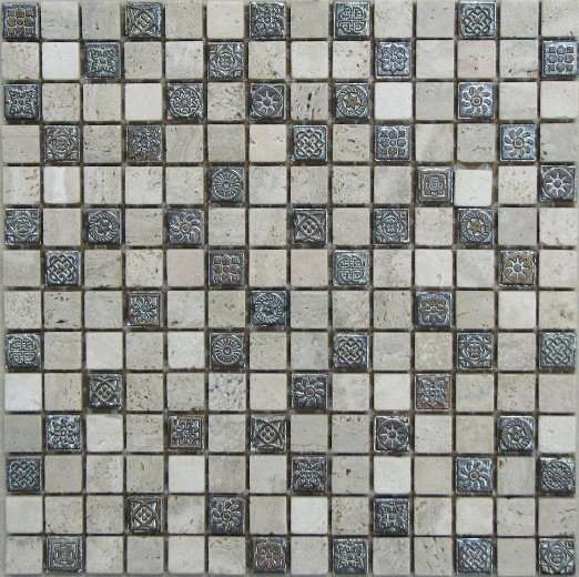 Мозаика Bonaparte Bonaparte Milan-1, цвет серый, поверхность матовая, квадрат, 305x305