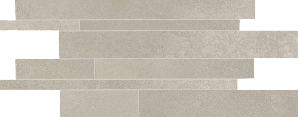 Мозаика Ergon Tr3Nd Listelli Sfalsati Concrete Sand EAUR, цвет серый, поверхность матовая, прямоугольник, 300x600