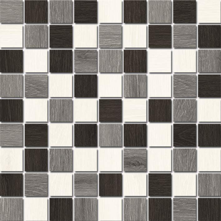 Мозаика Cersanit Illusion A-IL2L451\G, цвет разноцветный, поверхность матовая, квадрат, 300x300
